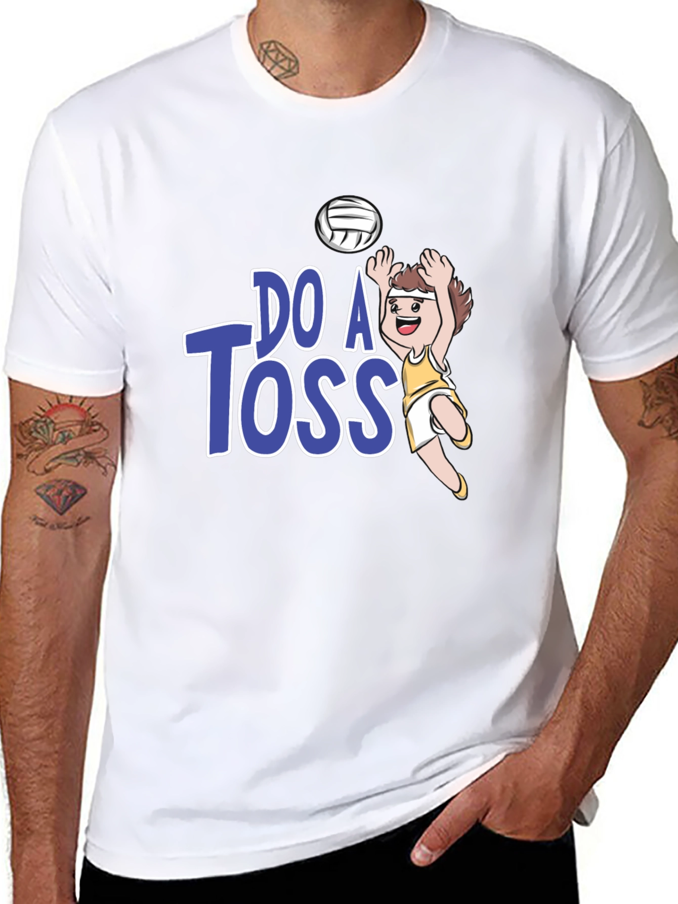 Do A Toss Volleyball Graphic Tee