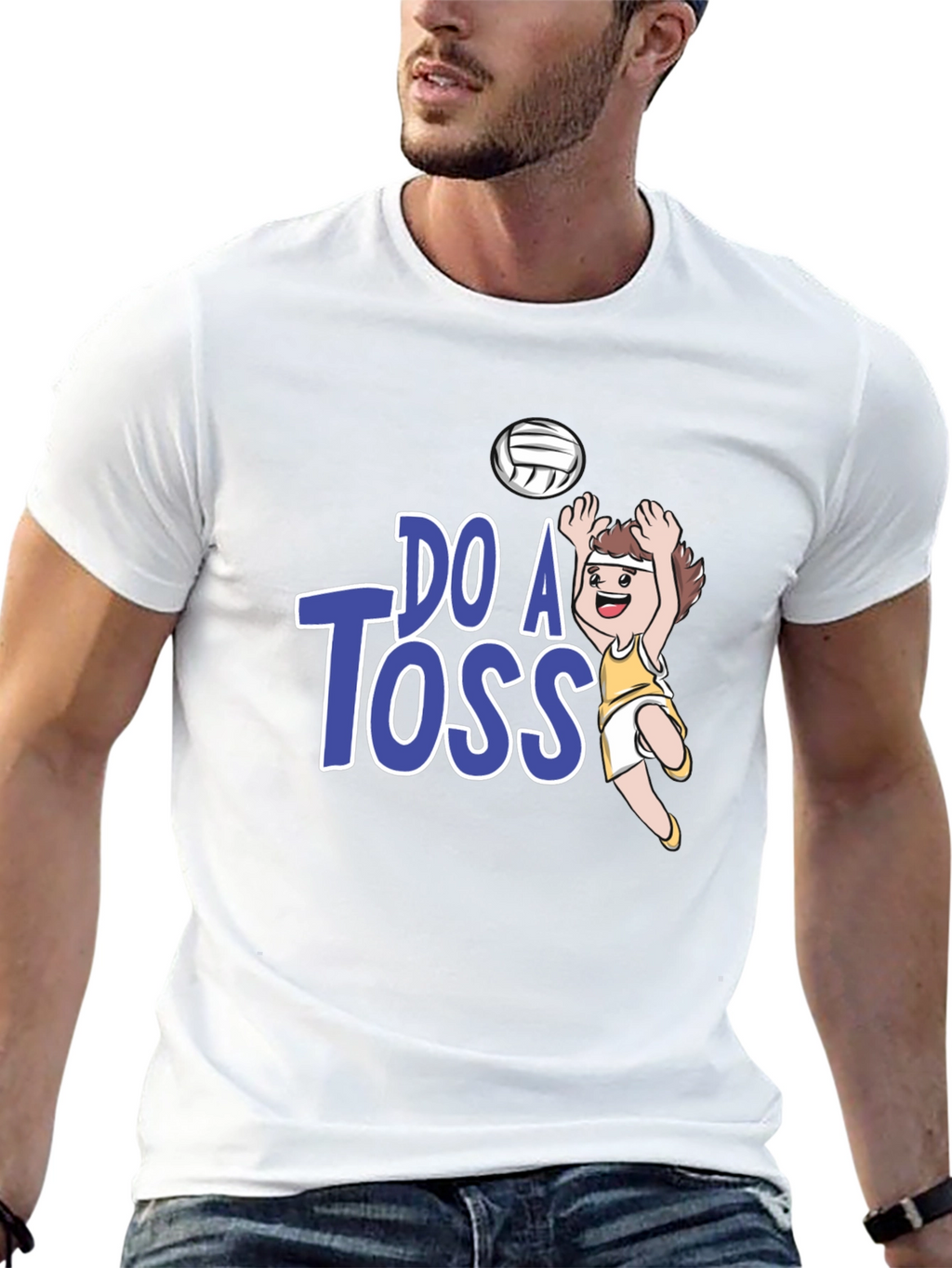 Do A Toss Volleyball Graphic Tee