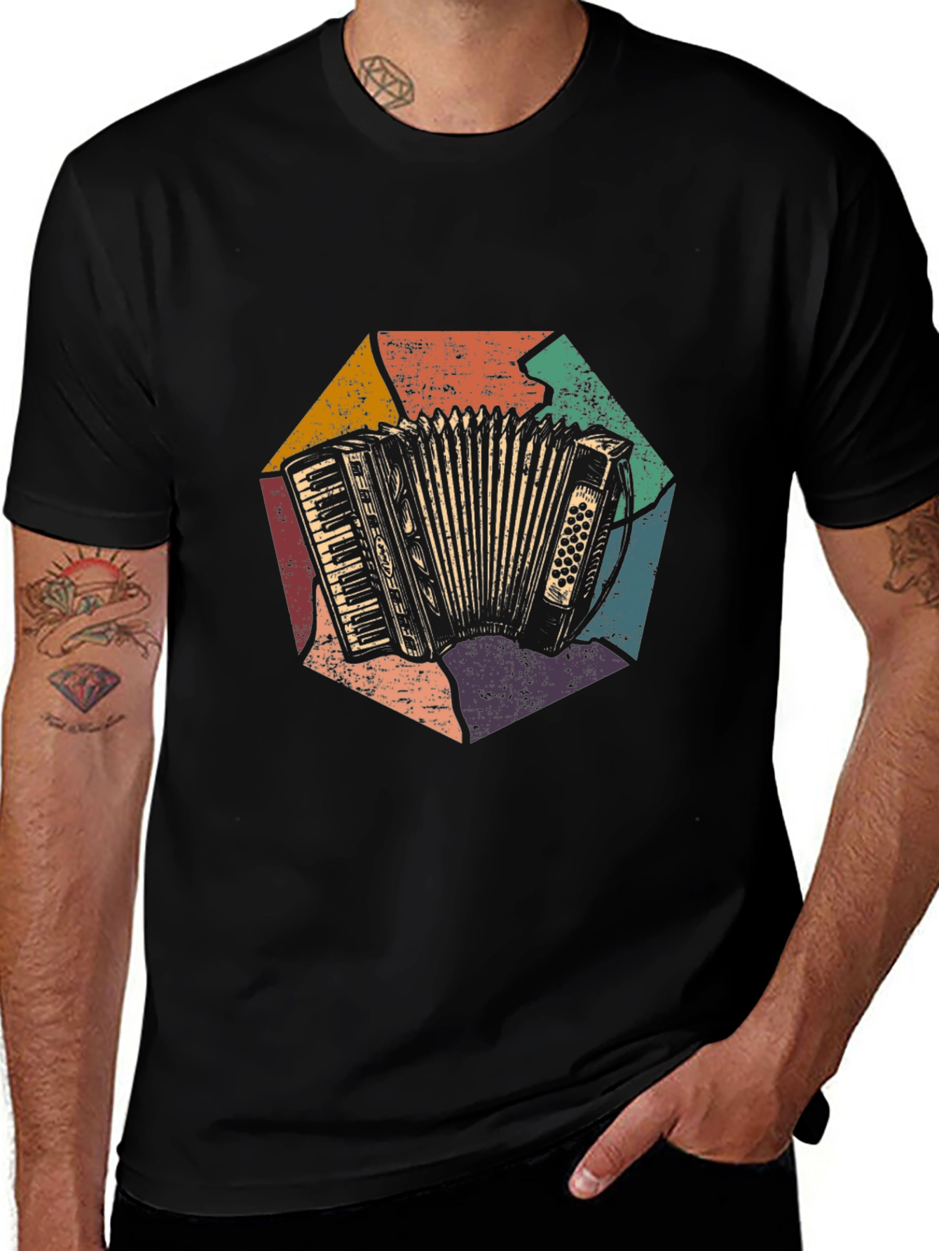 Vintage Accordion T-Shirt