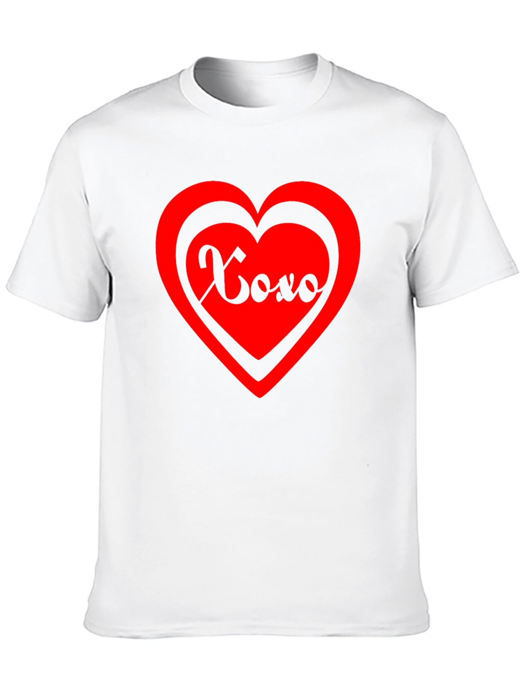 XOXO Heart Graphic Tee - Black