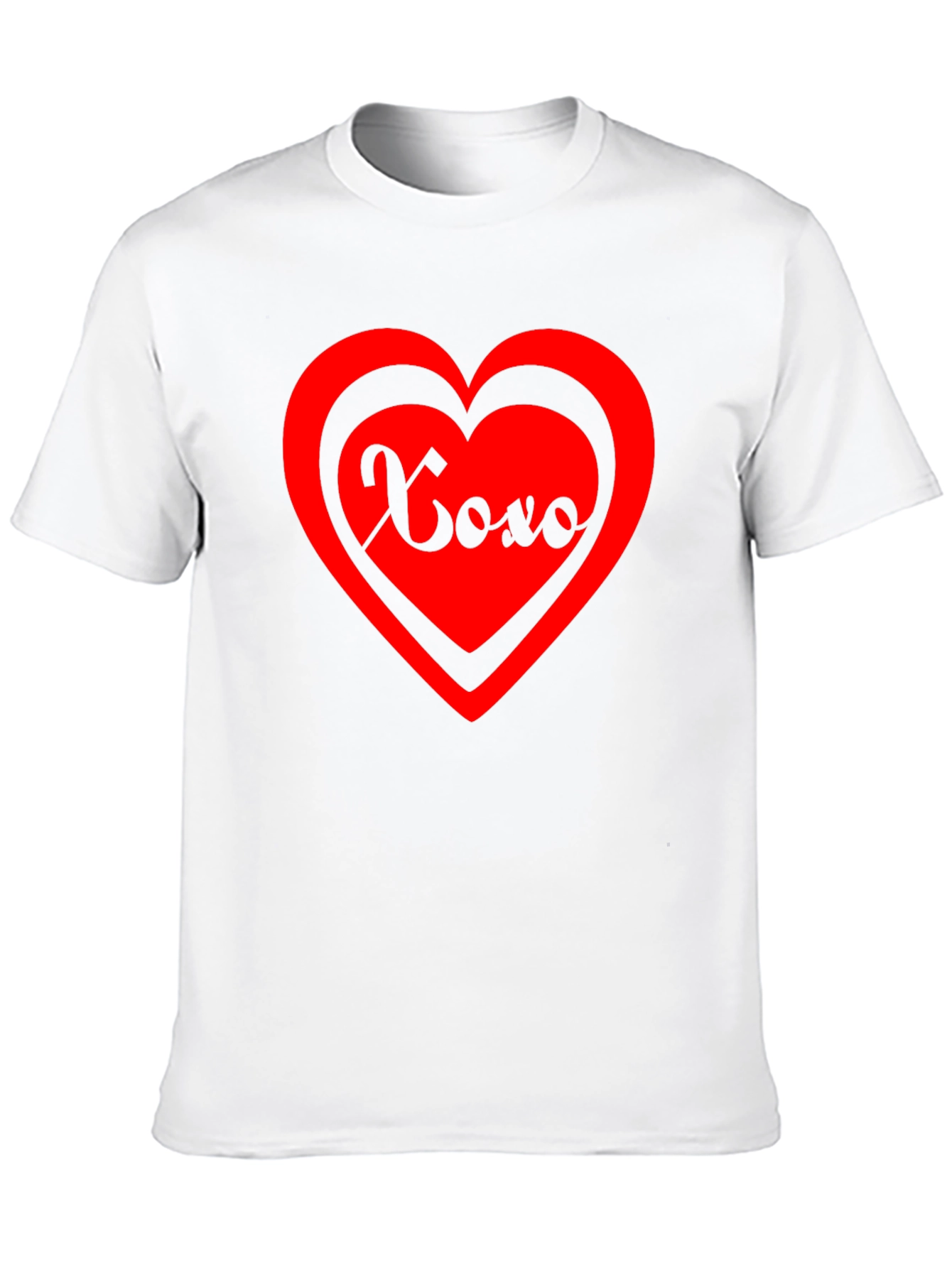 XOXO Heart Graphic Tee - Black