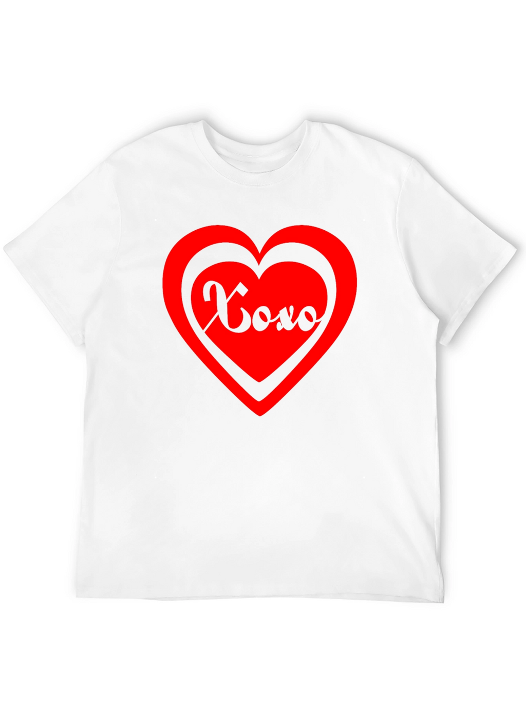 XOXO Heart Graphic Tee - Black