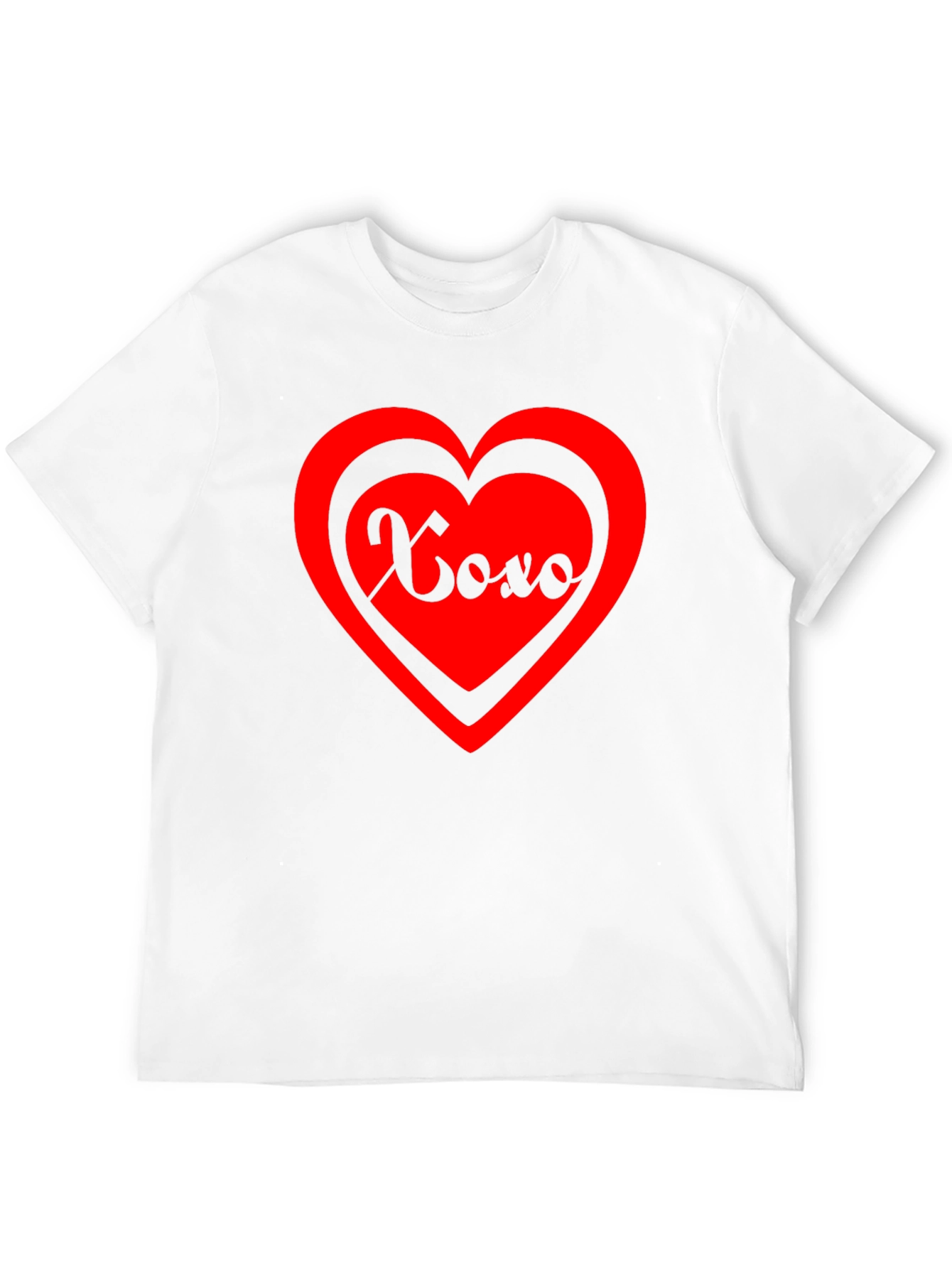 XOXO Heart Graphic Tee - Black