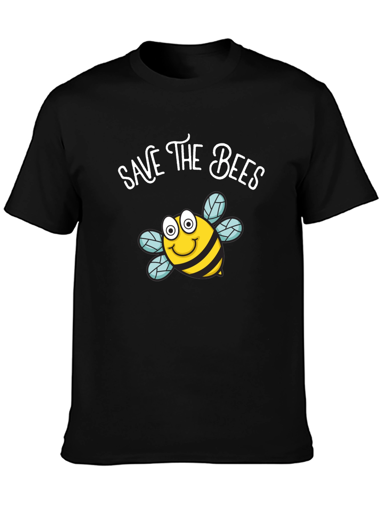 Save the Bees Graphic Tee - Black T-Shirt