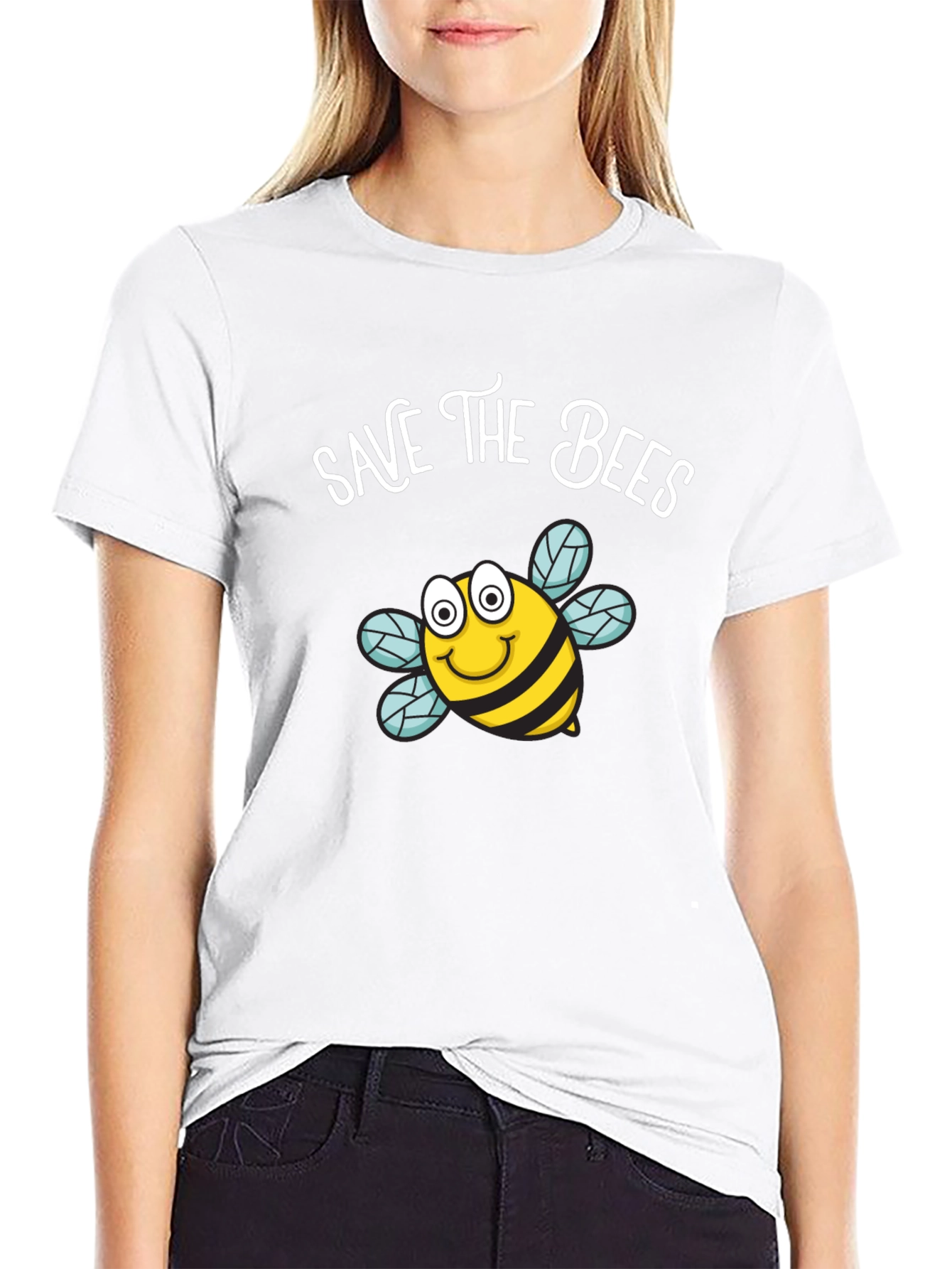 Save the Bees Graphic Tee - Black T-Shirt