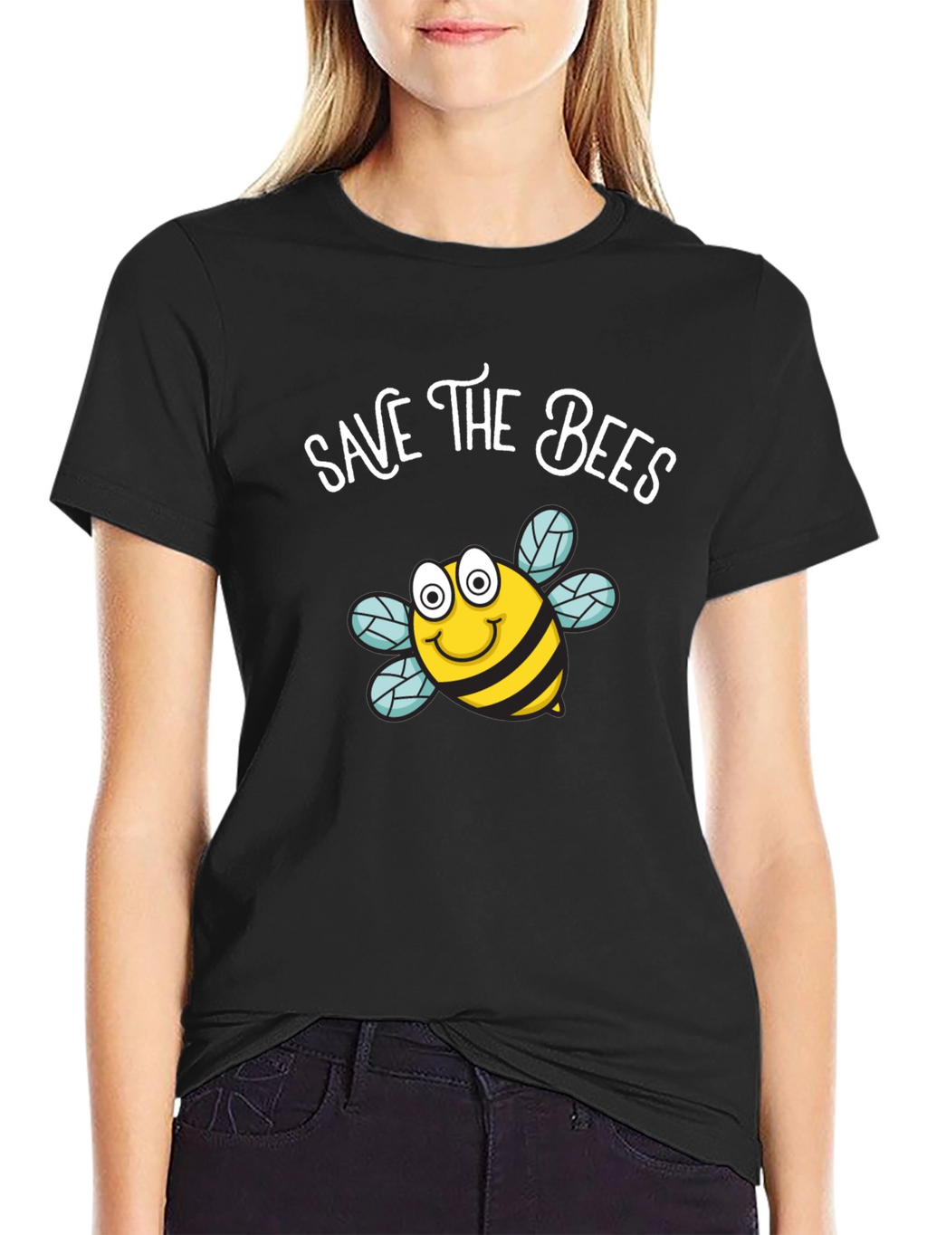 Save the Bees Graphic Tee - Black T-Shirt
