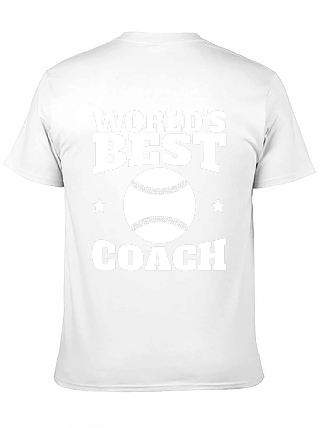 Worlds Best Coach T-Shirt: Baseball Graphic Tee