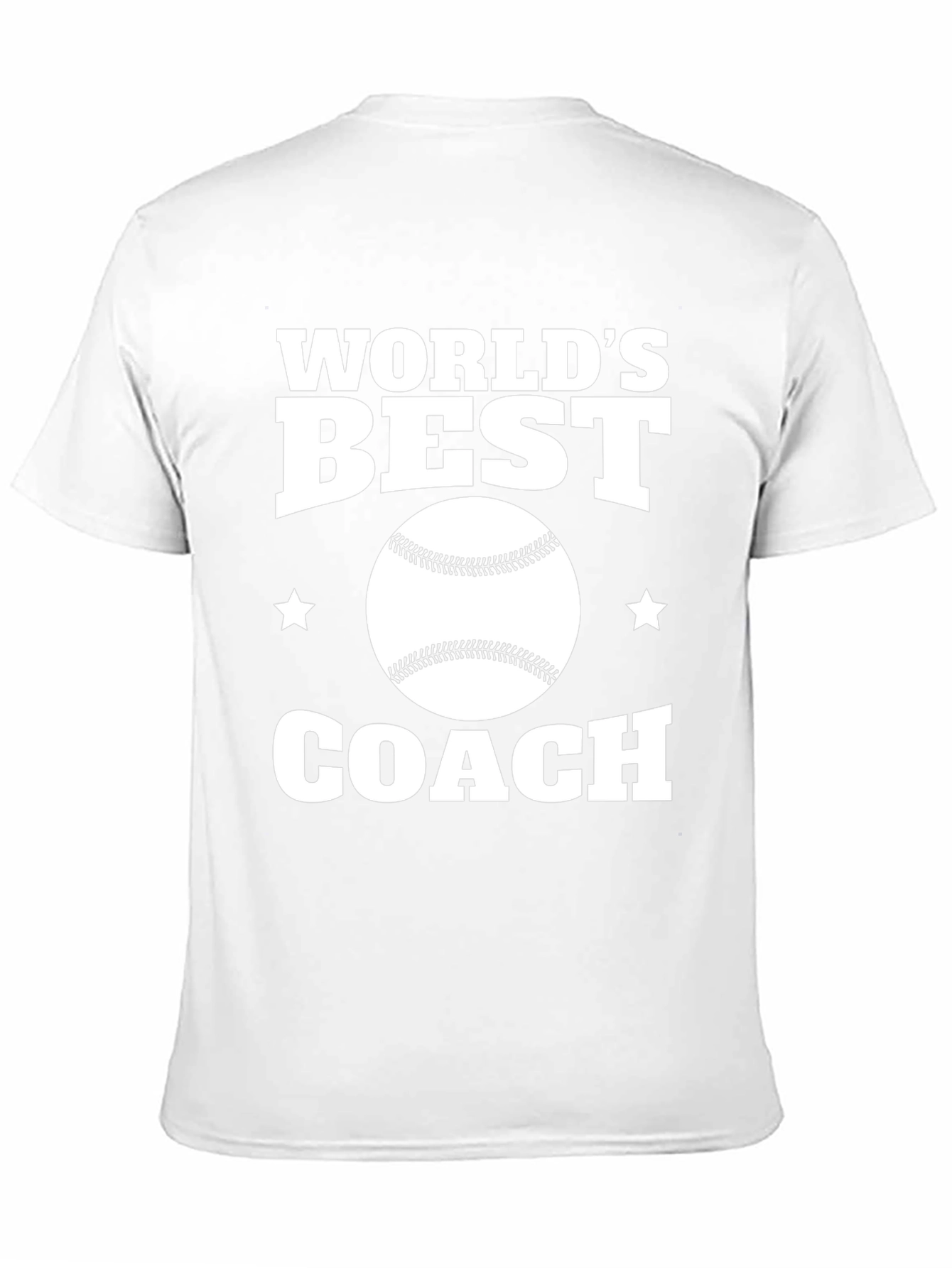 Worlds Best Coach T-Shirt: Baseball Graphic Tee