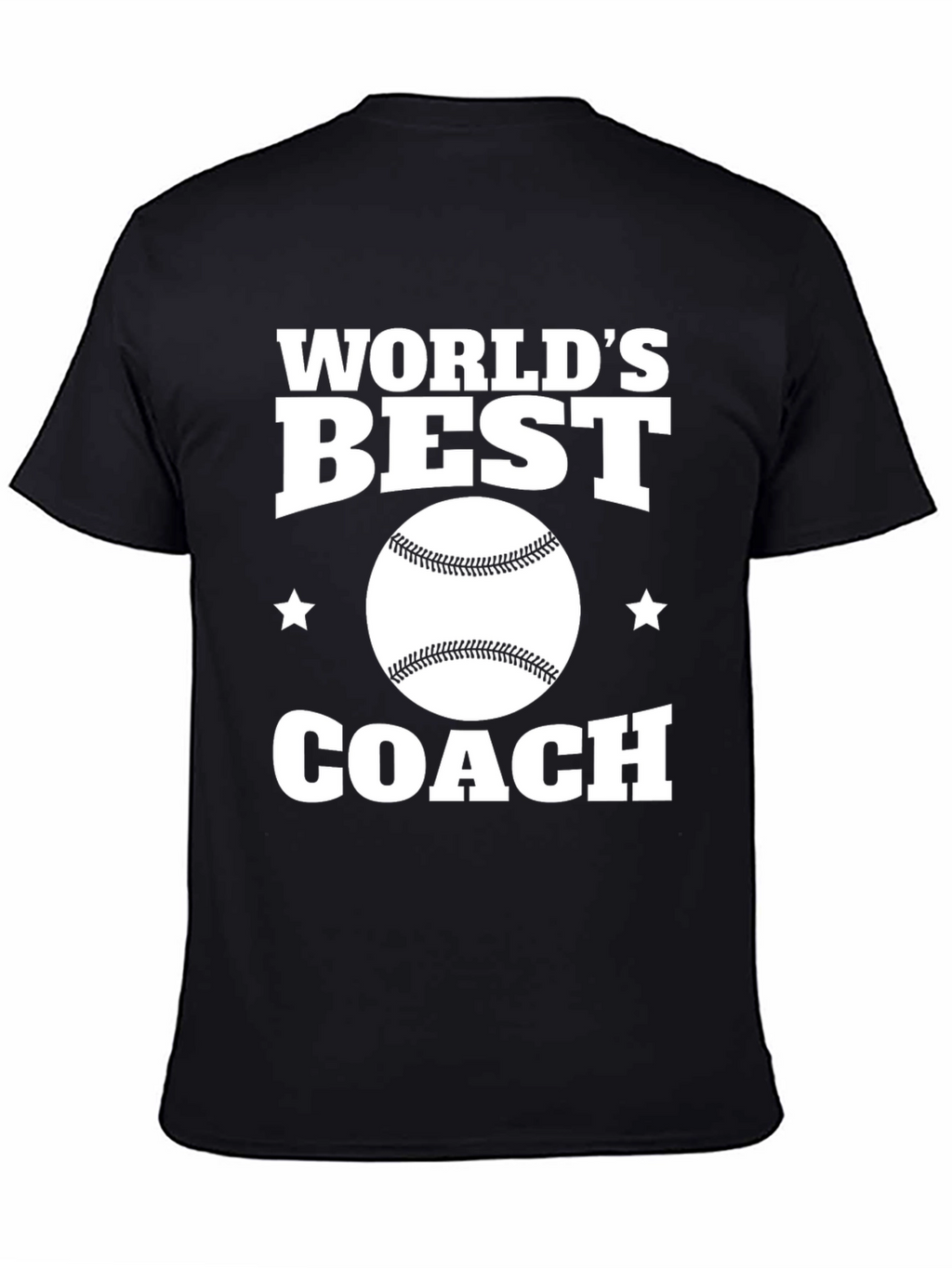 Worlds Best Coach T-Shirt: Baseball Graphic Tee