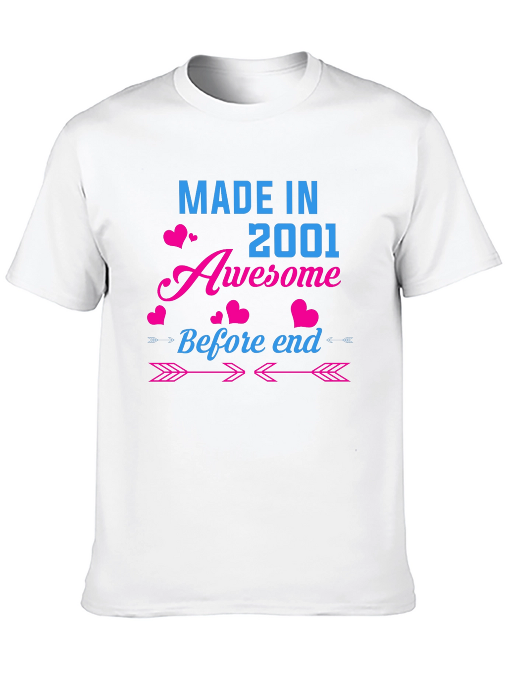 Made in 2001 Awesome Before End T-Shirt