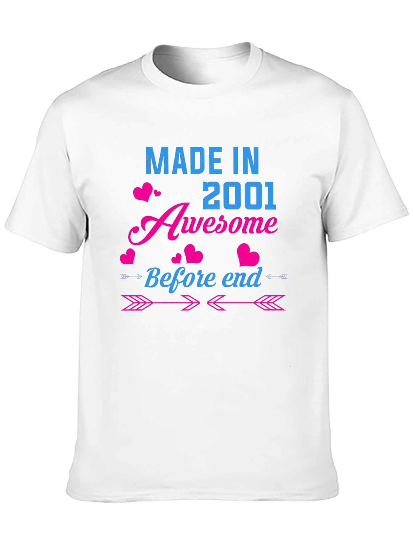 Made in 2001 Awesome Before End T-Shirt