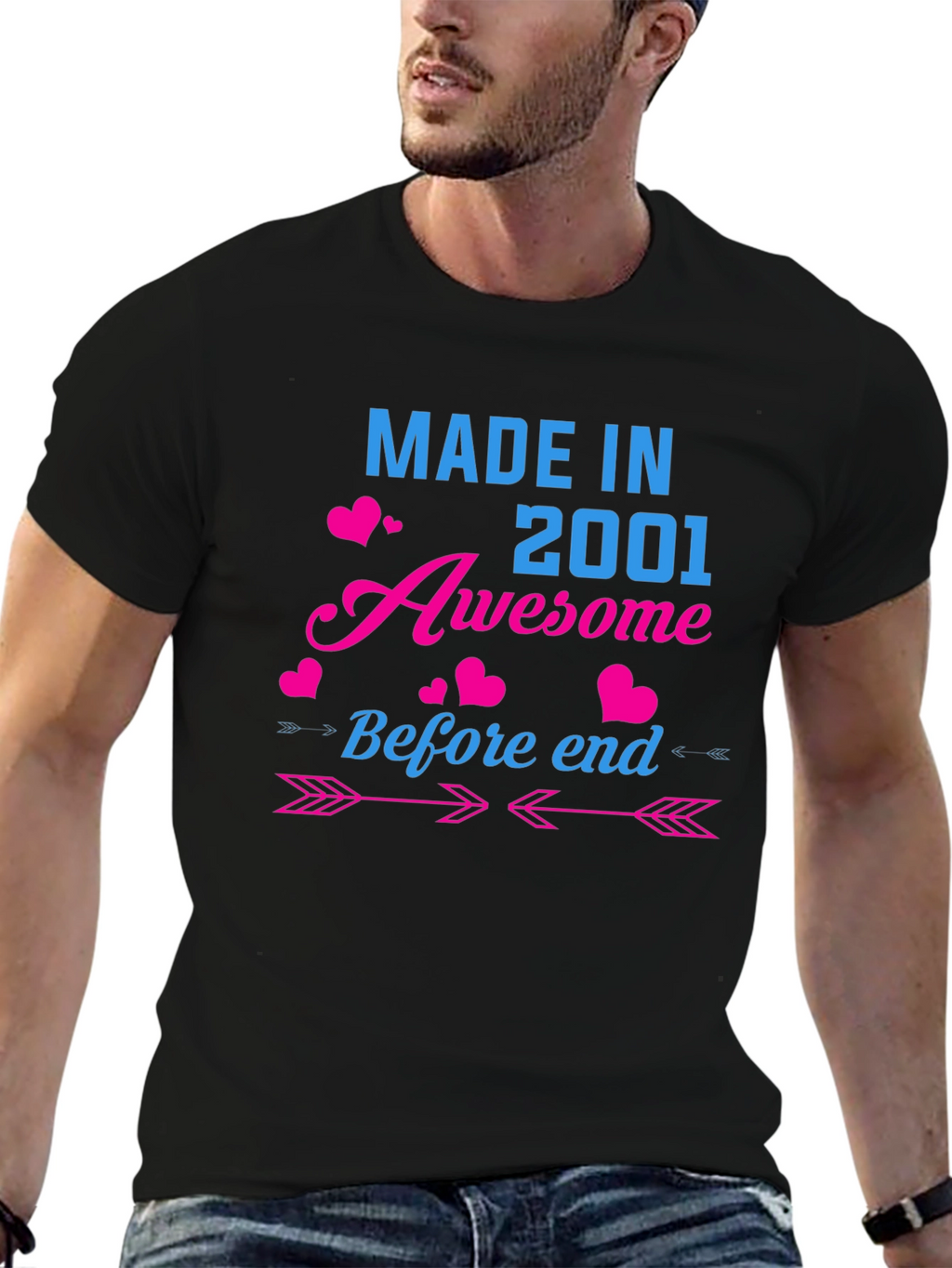 Made in 2001 Awesome Before End T-Shirt
