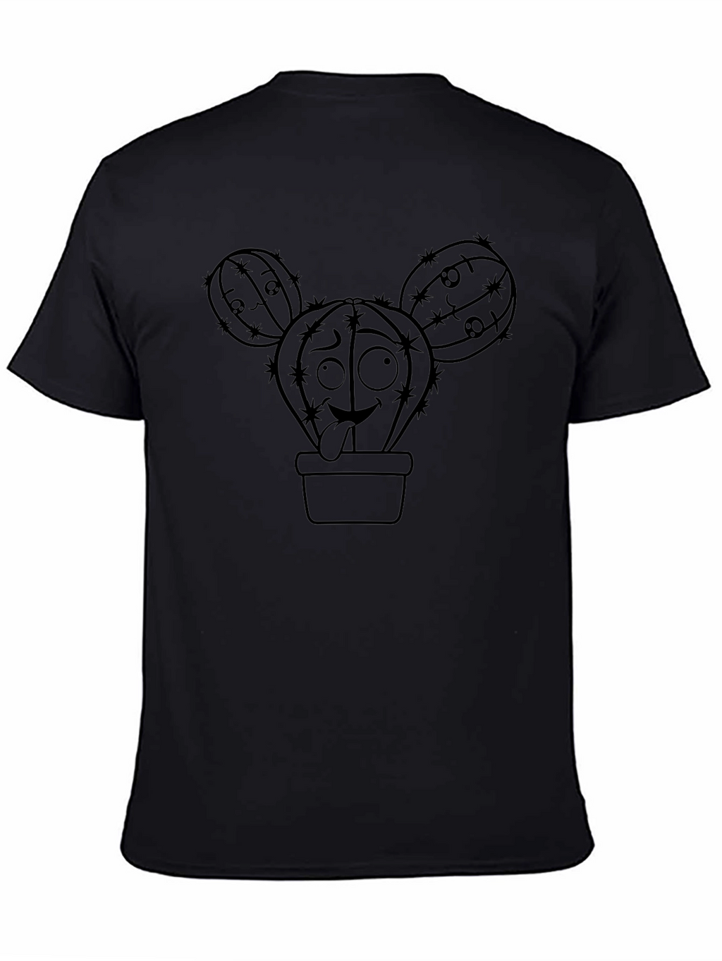 Funny Cactus T-Shirt - Unique Cartoon Design