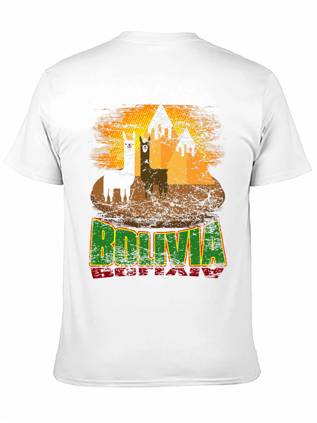 Bolivia Llama Graphic T-Shirt