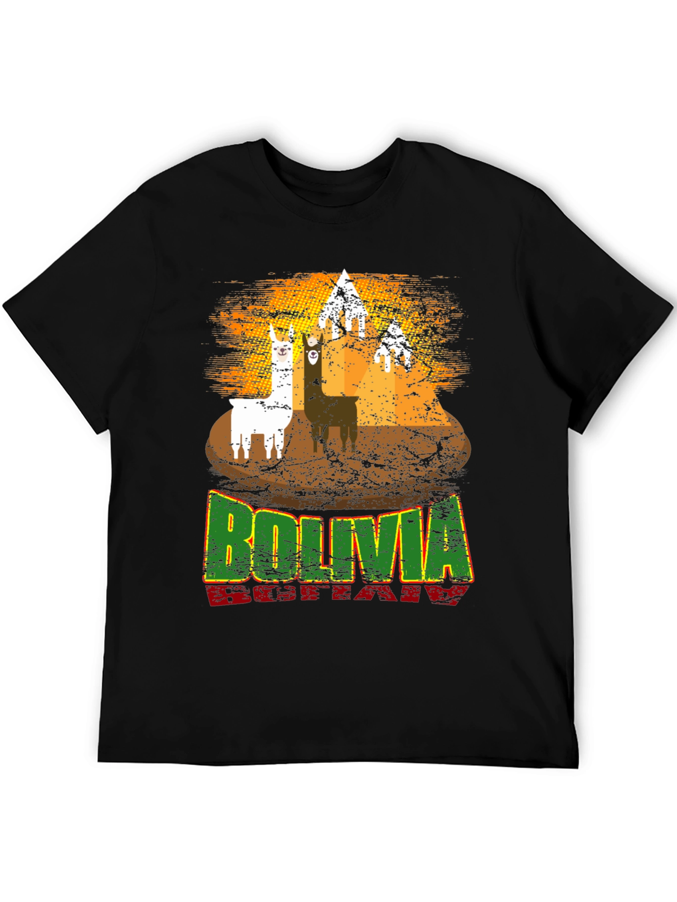 Bolivia Llama Graphic T-Shirt