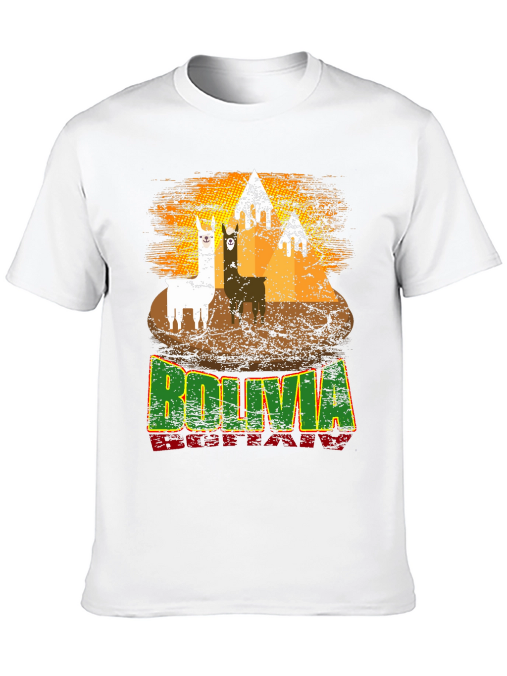 Bolivia Llama Graphic T-Shirt