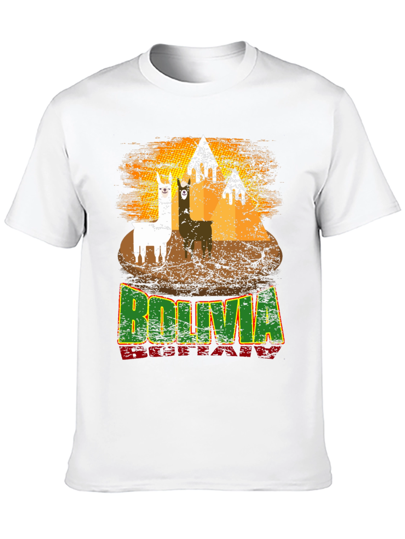 Bolivia Llama Graphic T-Shirt