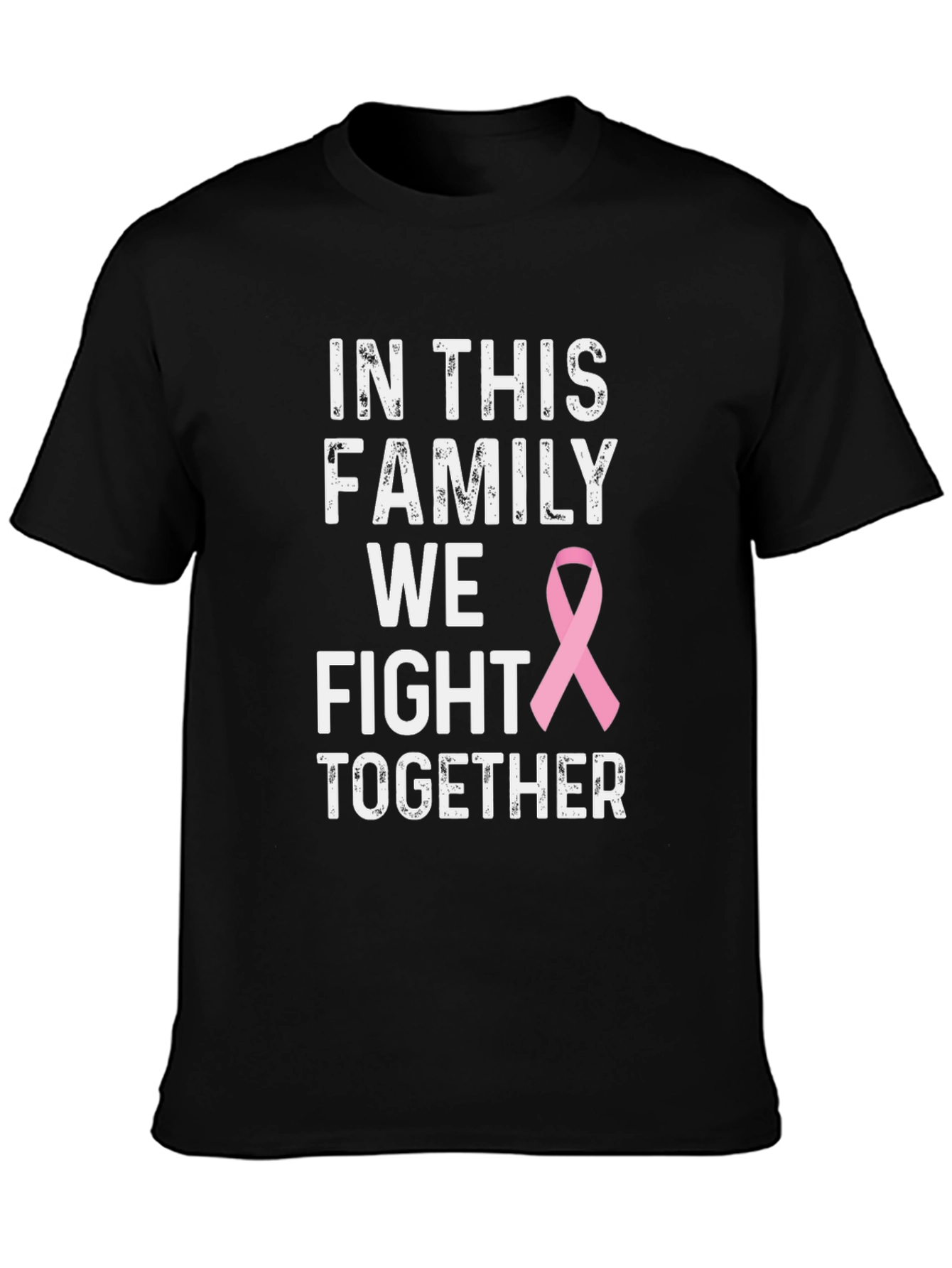 Breast Cancer Awareness T-Shirt In This Family We Fight Together