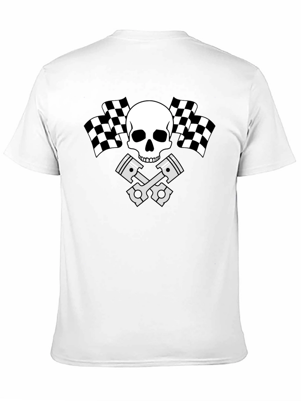 Skull Racing Piston T-Shirt