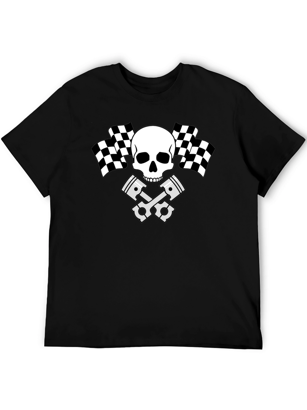 Skull Racing Piston T-Shirt