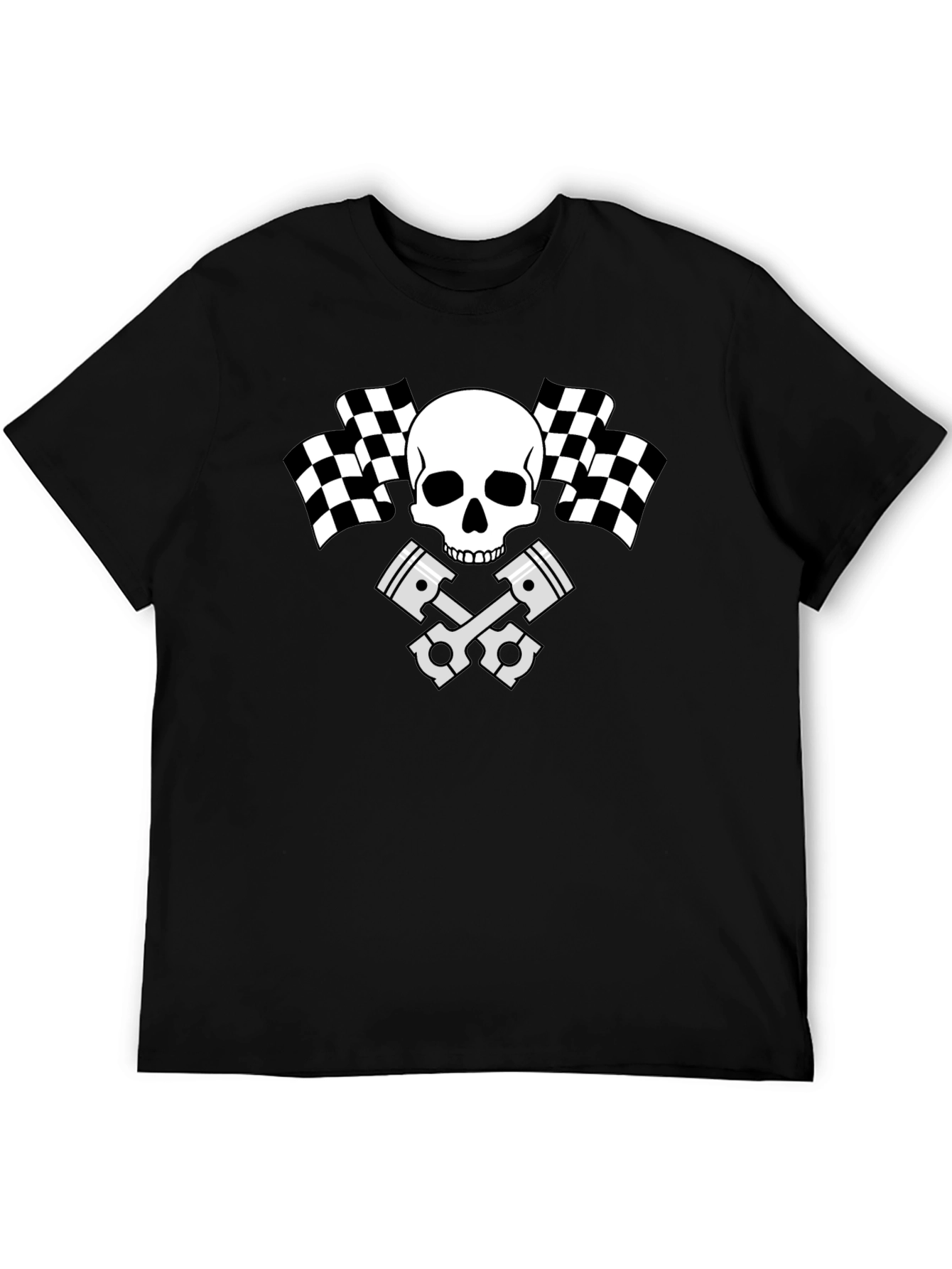 Skull Racing Piston T-Shirt