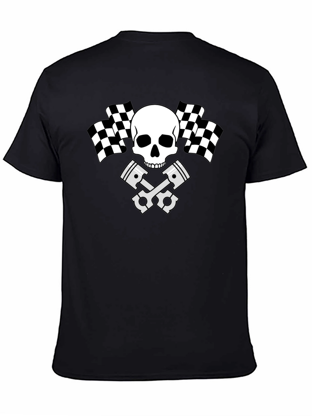 Skull Racing Piston T-Shirt