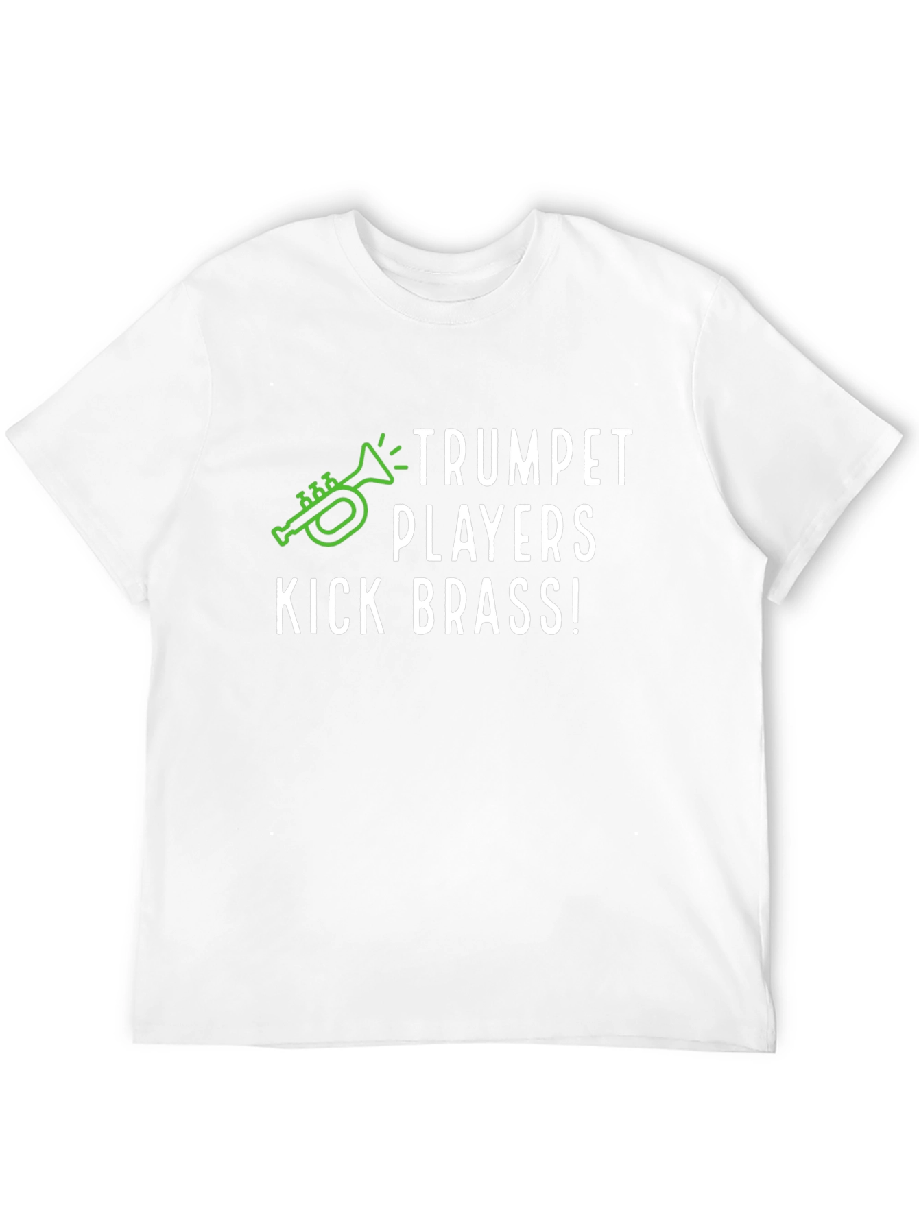 Trumpet Players Kick Brass! Graphic T-Shirt