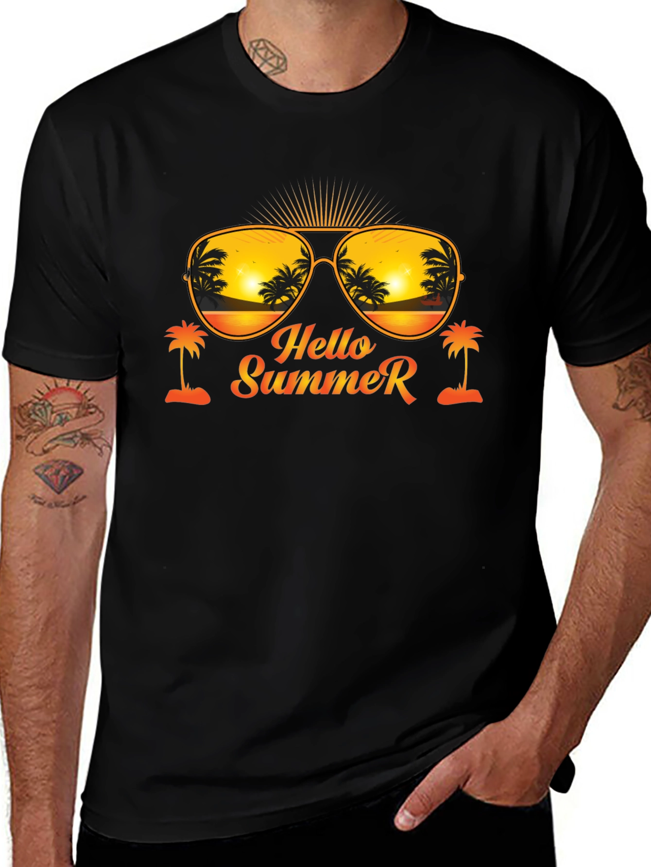 Hello Summer Graphic Tee - Vacation Vibes
