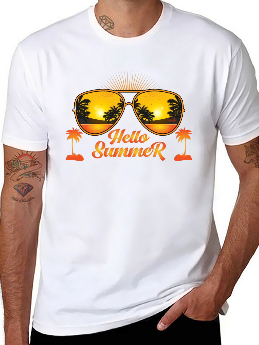Hello Summer Graphic Tee - Vacation Vibes