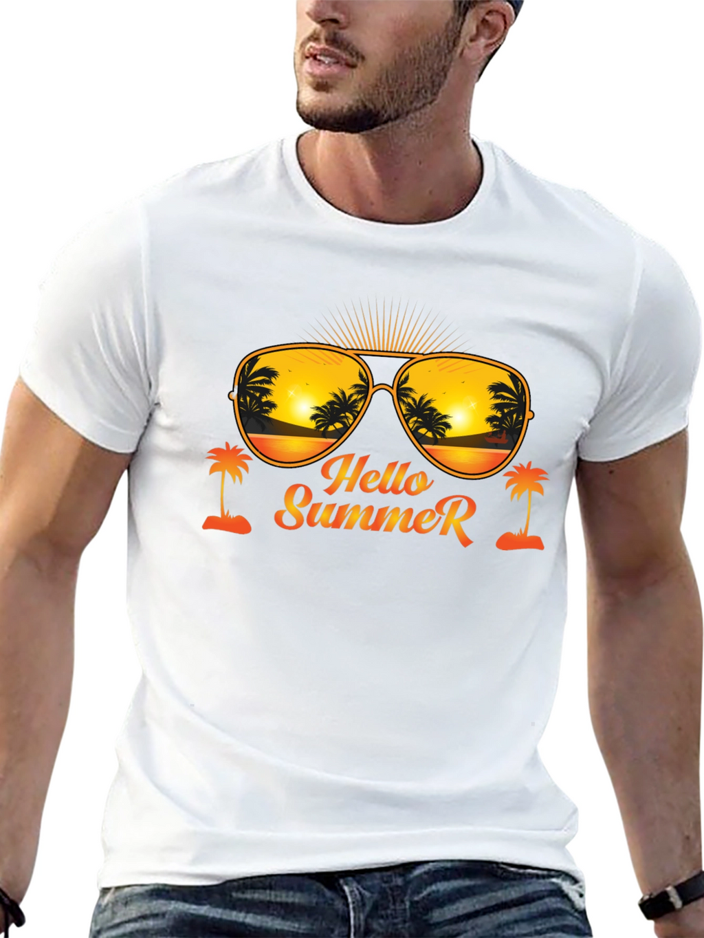 Hello Summer Graphic Tee - Vacation Vibes
