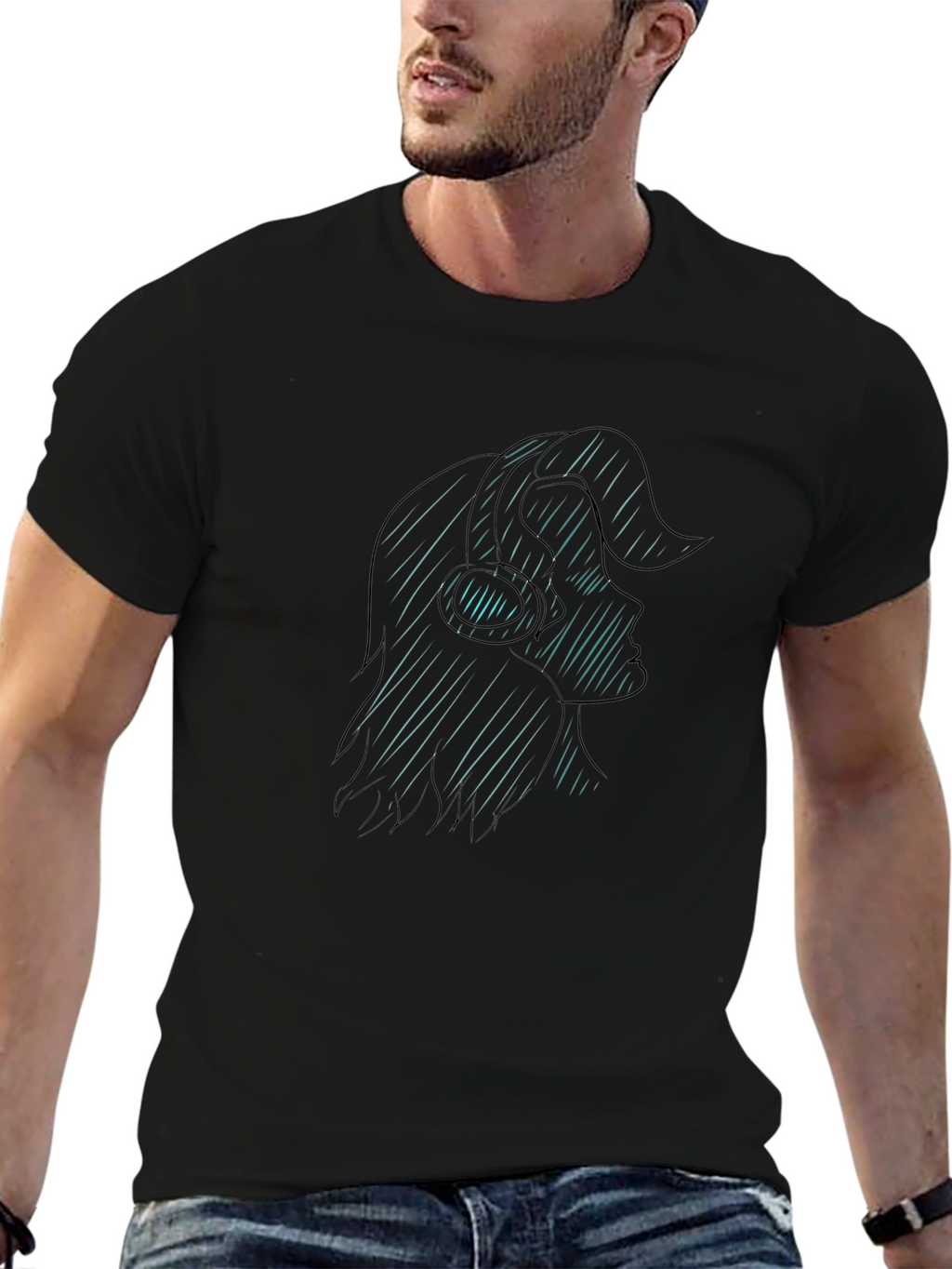 Silhouette Music Lover T-Shirt