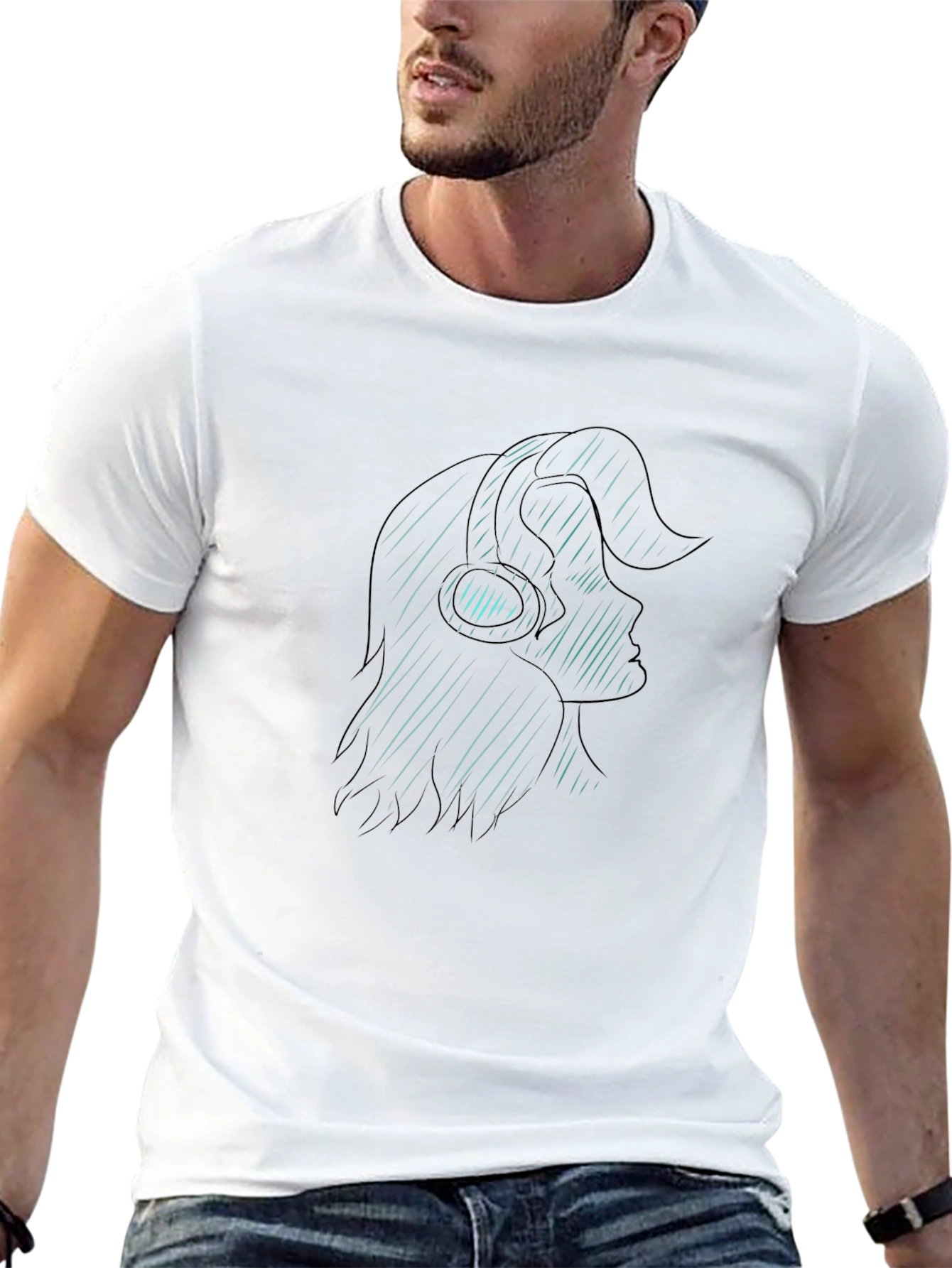 Silhouette Music Lover T-Shirt