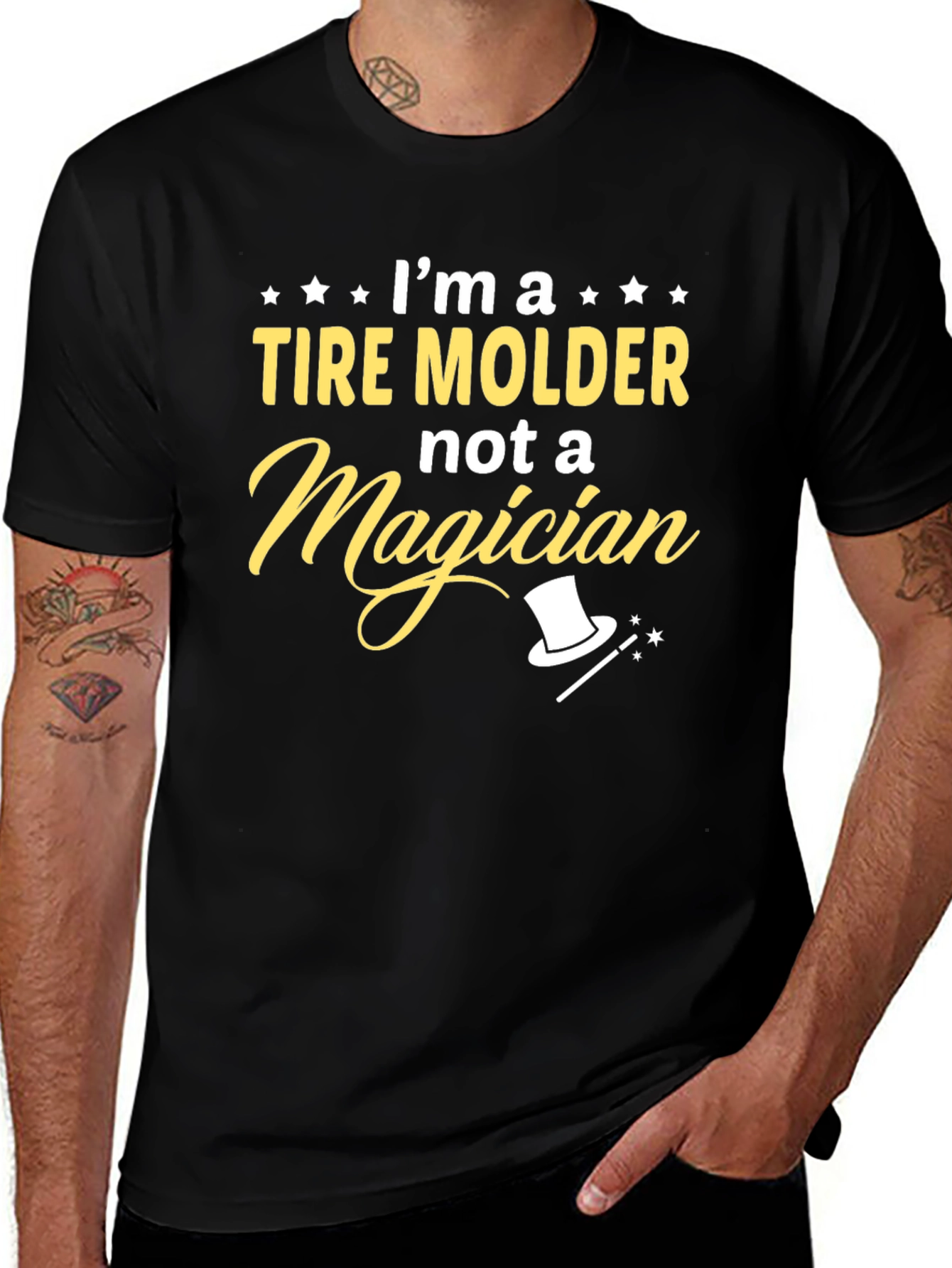 Tire Molder Not a Magician Graphic Tee