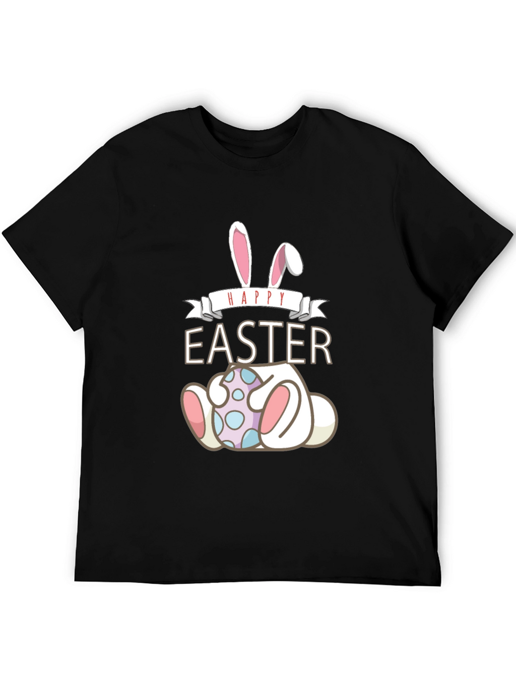 Happy Easter Bunny Egg Graphic T-Shirt