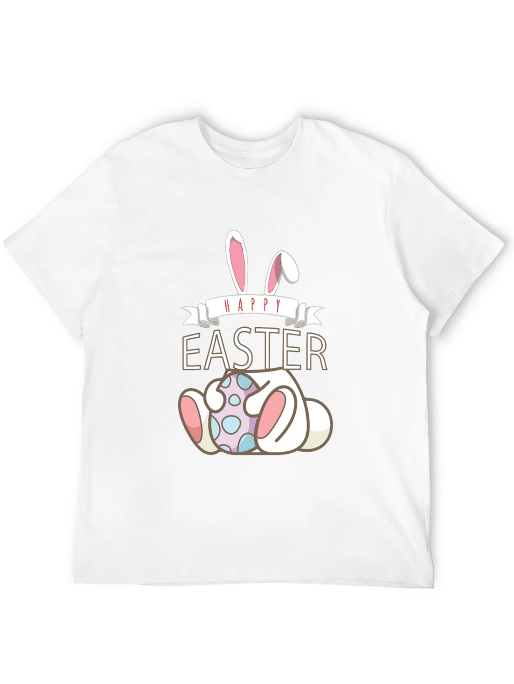 Happy Easter Bunny Egg Graphic T-Shirt