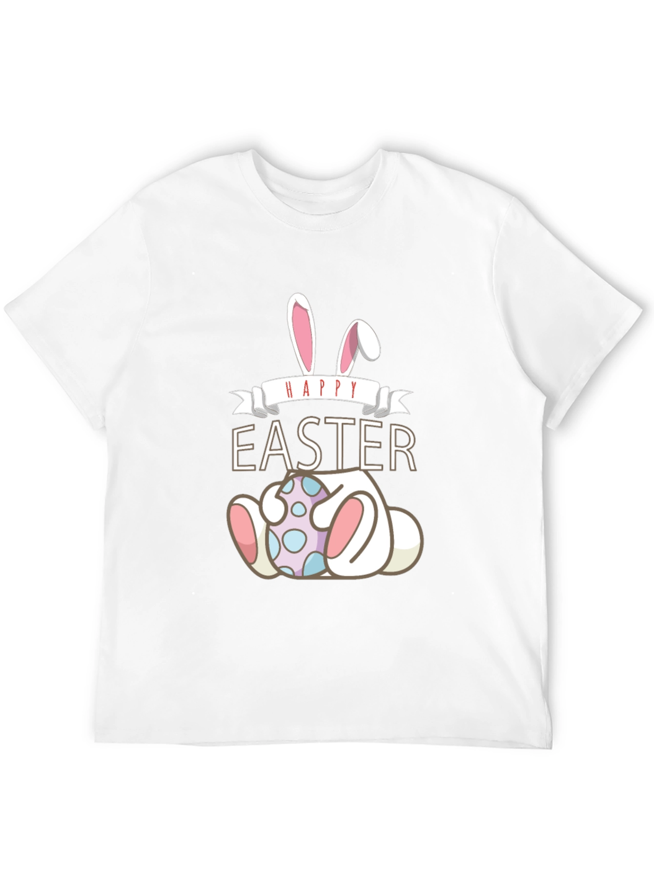 Happy Easter Bunny Egg Graphic T-Shirt