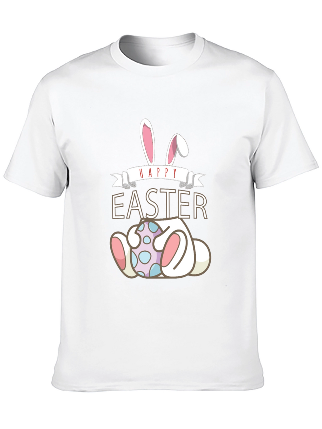 Happy Easter Bunny Egg Graphic T-Shirt