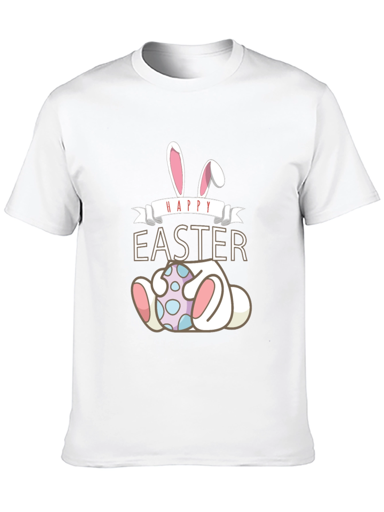 Happy Easter Bunny Egg Graphic T-Shirt