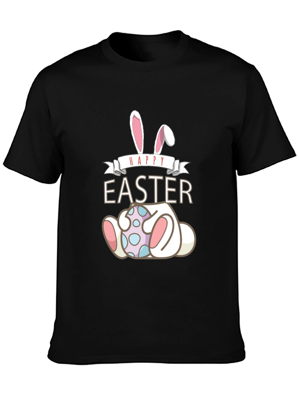 Happy Easter Bunny Egg Graphic T-Shirt