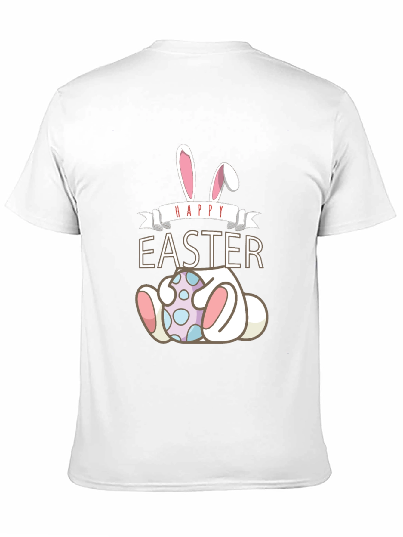 Happy Easter Bunny Egg Graphic T-Shirt