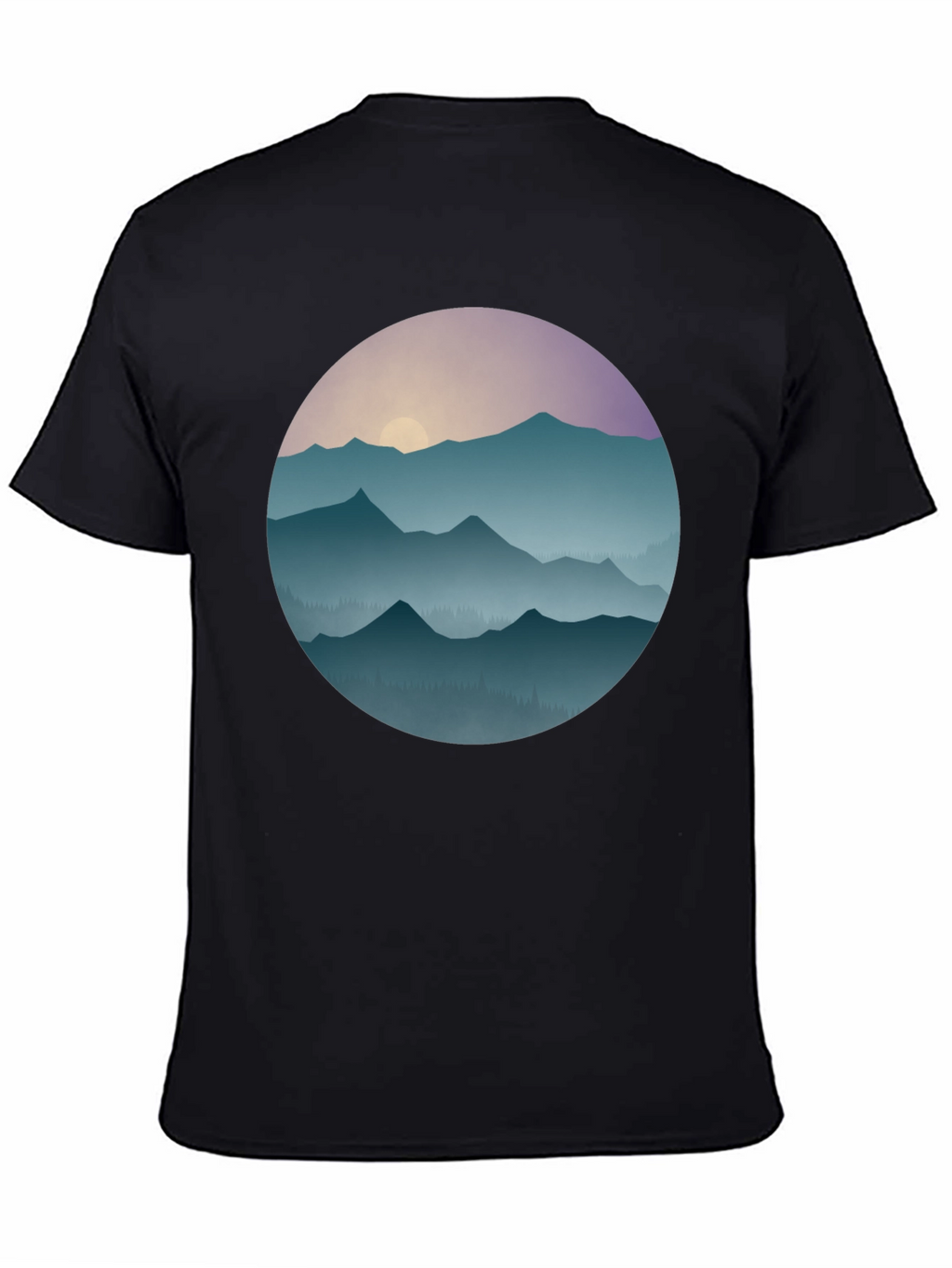 Mountain Sunset Graphic T-Shirt