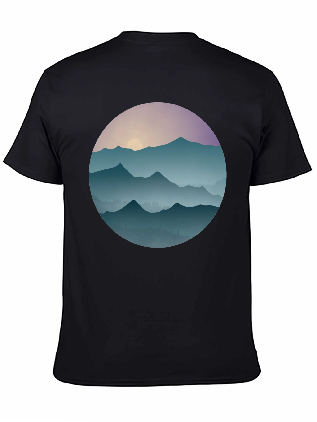 Mountain Sunset Graphic T-Shirt
