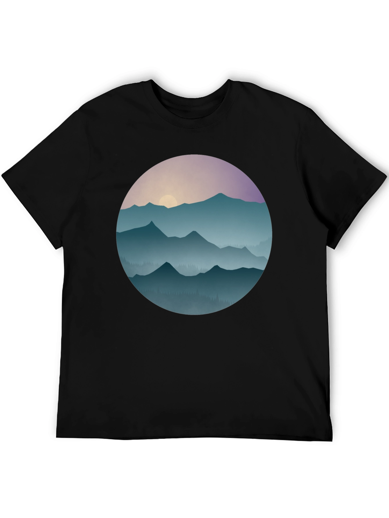 Mountain Sunset Graphic T-Shirt