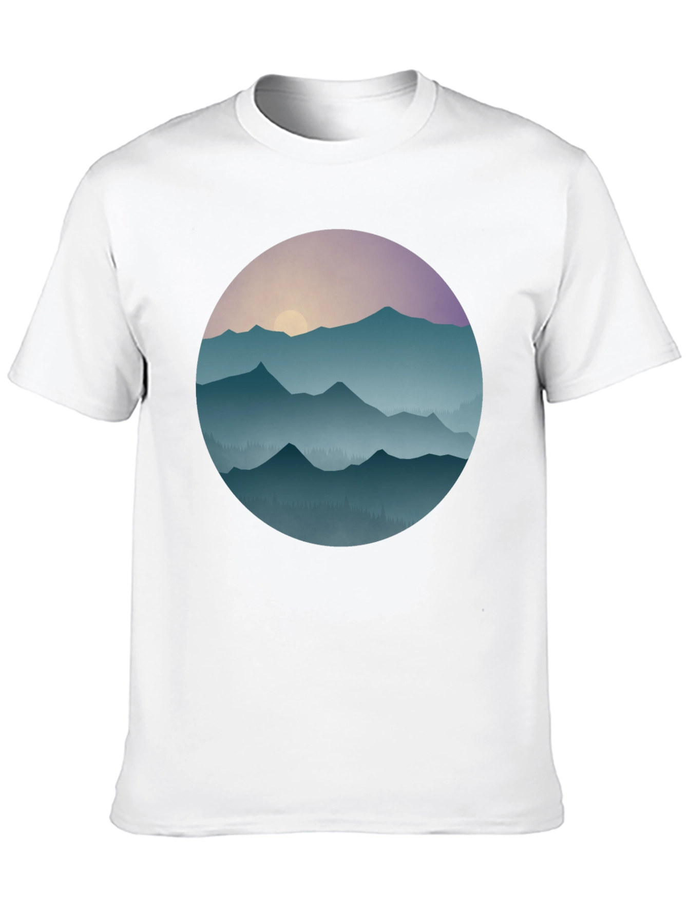 Mountain Sunset Graphic T-Shirt