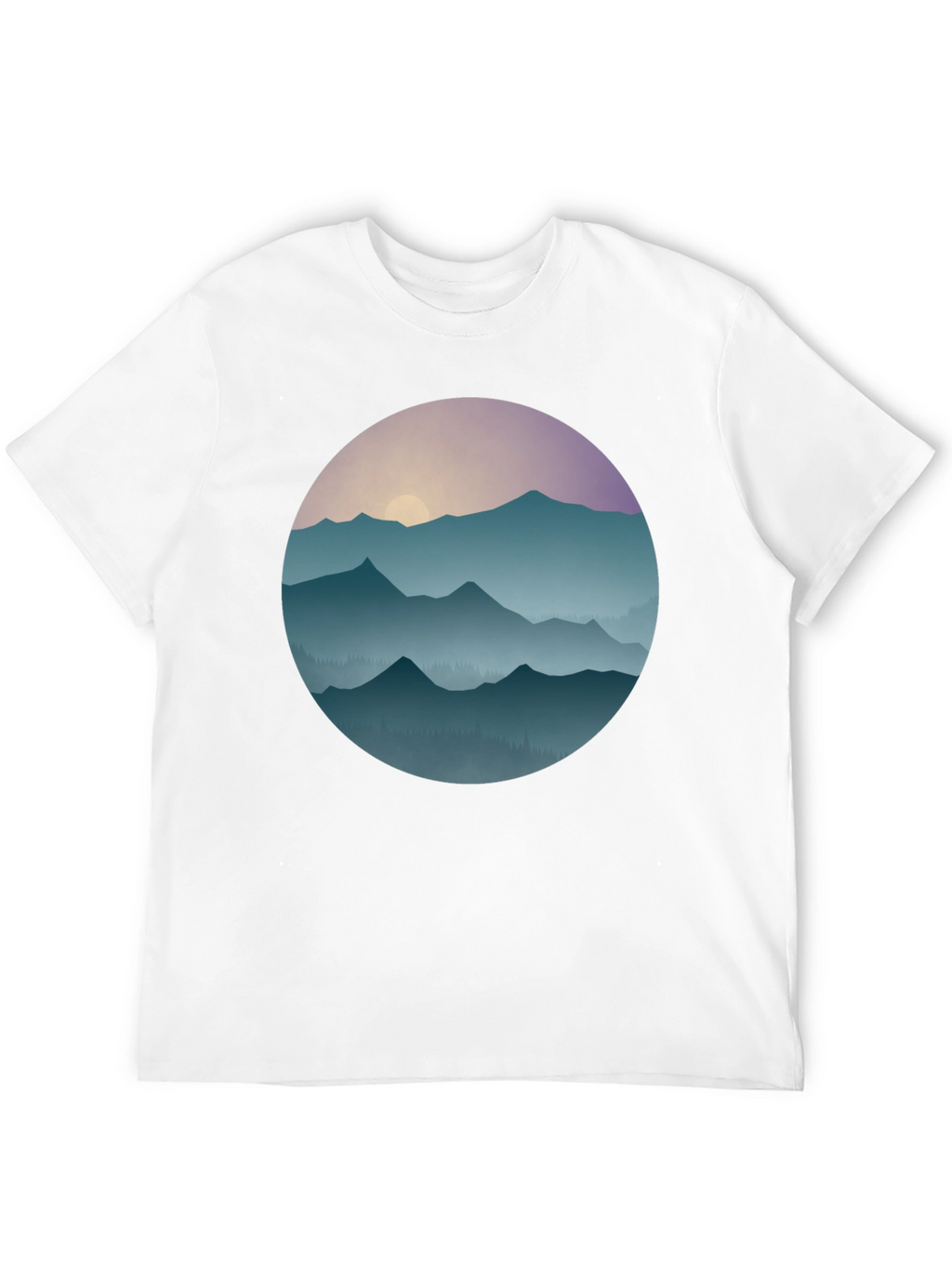 Mountain Sunset Graphic T-Shirt