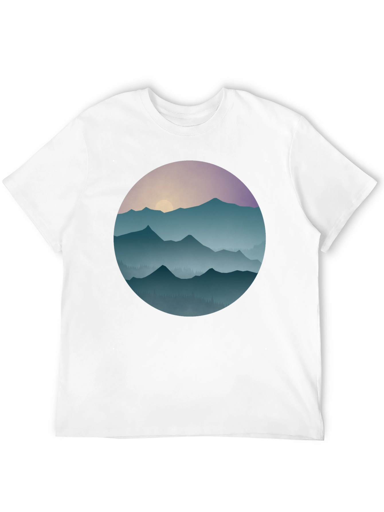 Mountain Sunset Graphic T-Shirt