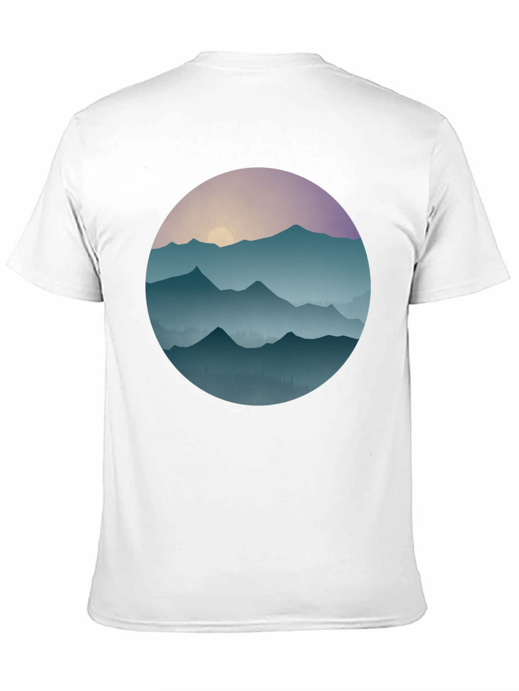 Mountain Sunset Graphic T-Shirt