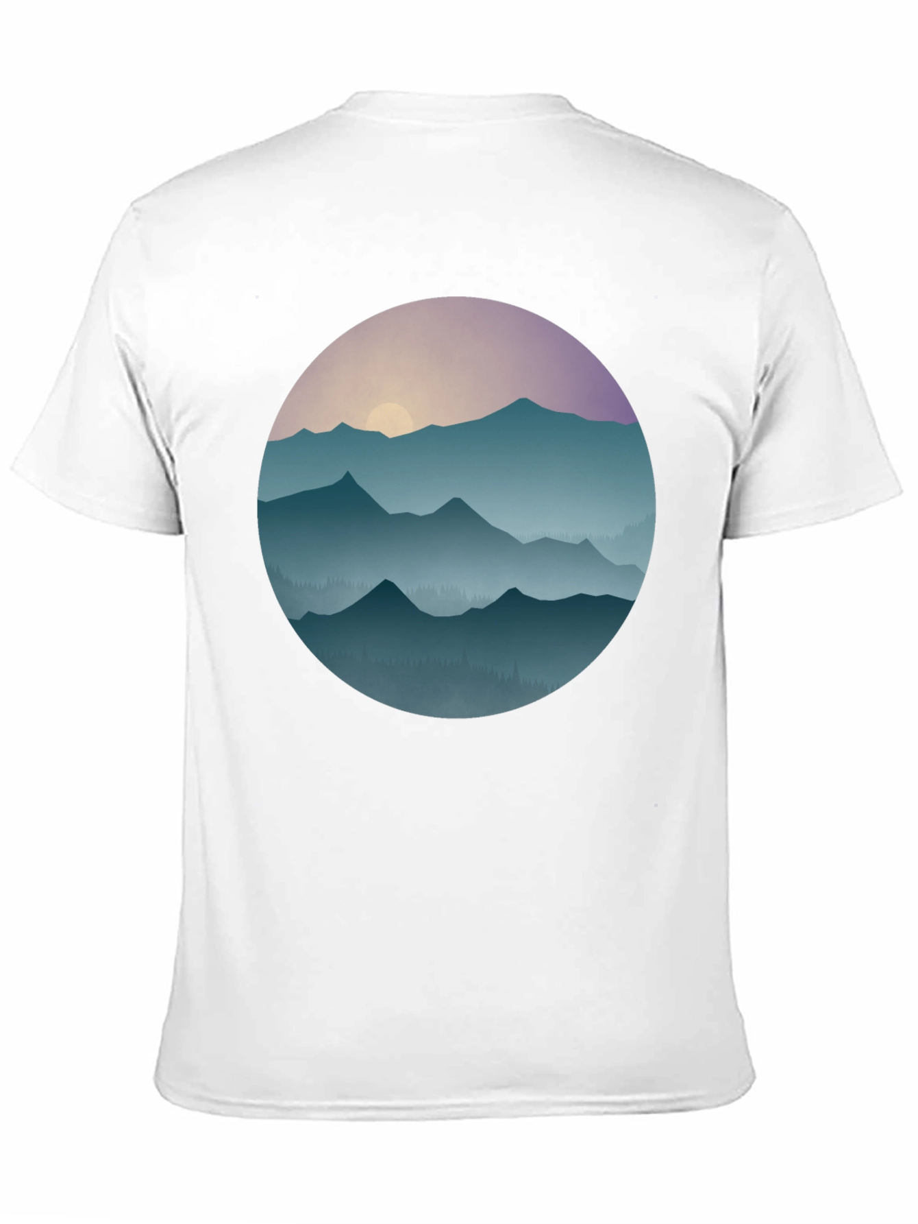 Mountain Sunset Graphic T-Shirt