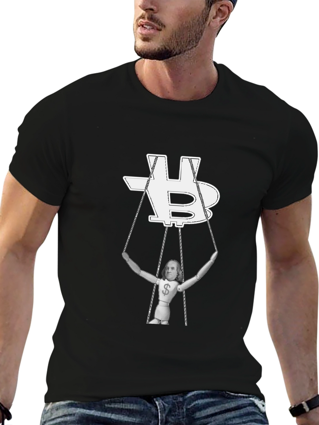 Bitcoin Puppet T-Shirt - Crypto Currency Design