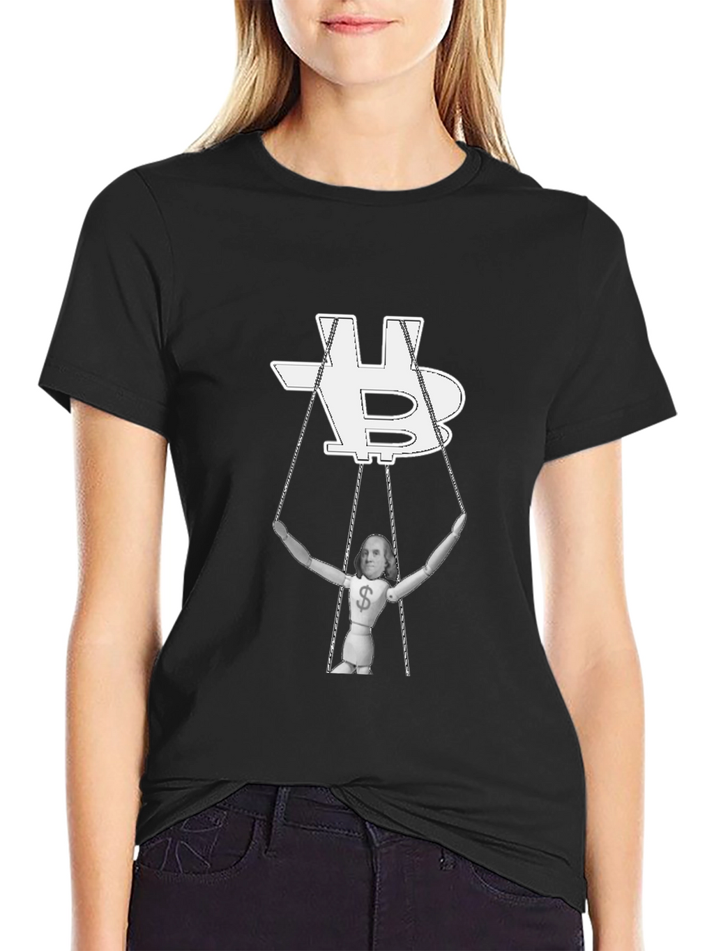 Bitcoin Puppet T-Shirt - Crypto Currency Design
